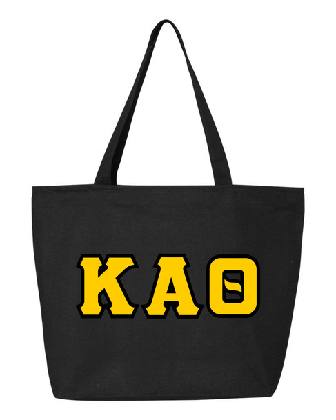 DISCOUNT- Kappa Alpha Theta Lettered Tote Bag - Best Value