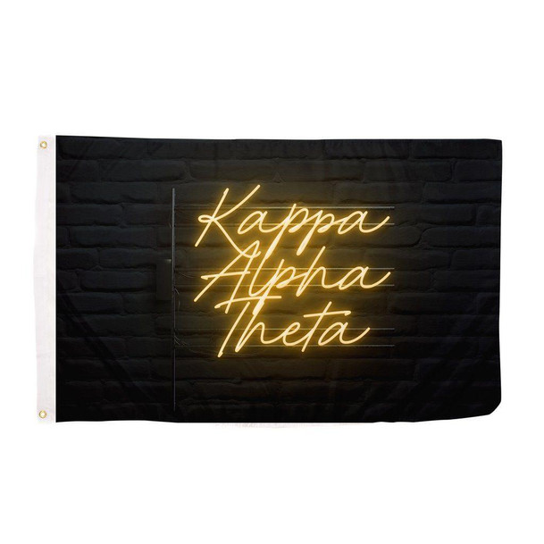 Scotty - DC Kappa Alpha Theta Neon Flag 