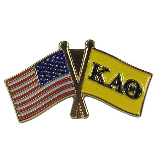 Scotty - DC Kappa Alpha Theta USA Flag Lapel Pin 