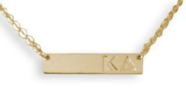 Chic Greek- Shawn Paul Kappa Delta Cross Bar Necklace 