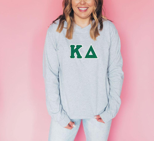  DISCOUNT Kappa Delta Lettered Long Sleeve Tee 