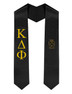 Kappa Delta Phi Greek Lettered Graduation Sash Stole With Crest