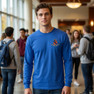 DISCOUNT-Kappa Delta Rho Fraternity Crest - Shield Longsleeve Tee