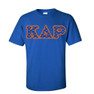 Kappa Delta Rho Fraternity Crest - Shield Twill Letter Tee 