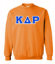  Kappa Delta Rho Lettered Crewneck Sweatshirt 