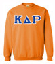  Kappa Delta Rho Custom Twill Crewneck Sweatshirt 