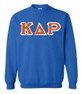  Kappa Delta Rho Custom Twill Crewneck Sweatshirt 