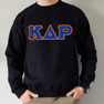  Kappa Delta Rho Custom Twill Crewneck Sweatshirt 