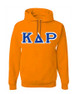 Kappa Delta Rho Custom Twill Hooded Sweatshirt