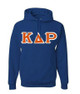  Kappa Delta Rho Custom Twill Hooded Sweatshirt 