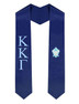  Kappa Kappa Gamma Greek Lettered Graduation Sash Stole With Crest 