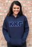  DISCOUNT Kappa Kappa Gamma Lettered Hooded Sweatshirt - Best Value 