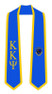 DISCOUNT-Kappa Kappa Psi Greek 2 Tone Lettered Graduation Sash Stole