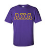  Lambda Chi Alpha Fraternity Crest - Shield Twill Letter Tee 
