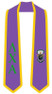  DISCOUNT-Lambda Chi Alpha Greek 2 Tone Lettered Graduation Sash Stole 