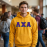 Lambda Chi Alpha Letters Hooded Sweatshirt - Best Value
