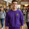 DISCOUNT-Lambda Chi Alpha World Famous Crest - Shield Crewneck Sweatshirt - Best Value