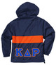 Lettered Greek Anorak Pullover