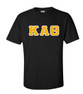  Greek Lettered Twill T-Shirt 
