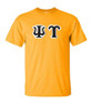  Greek Lettered Twill T-Shirt 