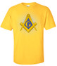 Mason / Freemason Logo With Starburst T-Shirt