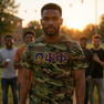 Omega Psi Phi 2 Day Ship Camo Twill Tee