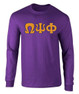 Omega Psi Phi 2 Day Ship Twill Long Sleeve Tee