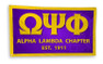 Omega Psi Phi 3 x 5 Flag