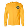  DISCOUNT-Omega Psi Phi Fraternity Crest - Shield Longsleeve Tee 