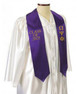  Omega Psi Phi Embroidered Graduation Sash Stole 