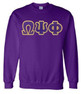  Omega Psi Phi Lettered Crewneck Sweatshirt 