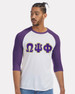  DISCOUNT- Omega Psi Phi Lettered Raglan T-Shirt 