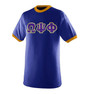  DISCOUNT- Omega Psi Phi Lettered Ringer Shirt 