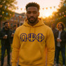 Omega Psi Phi Custom Twill Hooded Sweatshirt