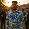 DISCOUNT-Phi Beta Sigma Camo Pullover Hooded Sweatshirt