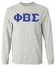  DISCOUNT Phi Beta Sigma Lettered Long sleeve 