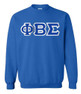 Phi Beta Sigma Custom Twill Crewneck Sweatshirt