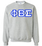  Phi Beta Sigma Custom Twill Crewneck Sweatshirt 