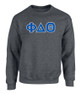 Phi Delta Theta - 2 Day Ship Twill Crewneck Sweatshirt