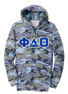  DISCOUNT-Phi Delta Theta Camo Pullover Hooded Sweatshirt 