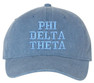  Phi Delta Theta Pigment Dyed Baseball Cap 