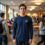 DISCOUNT-Phi Delta Theta Crest - Shield Long Tee