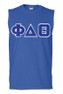 edit DISCOUNT- Phi Delta Theta Lettered Sleeveless Tee 