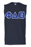 edit DISCOUNT- Phi Delta Theta Lettered Sleeveless Tee 