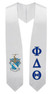 Phi Delta Theta Super Crest - Shield Graduation Stole