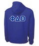 Phi Delta Theta Tackle Twill Lettered Pack N Go Pullover