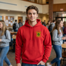 DISCOUNT-Phi Kappa Psi Crest - Shield Emblem Hooded Sweatshirt
