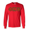  Phi Kappa Psi Fraternity Crest - Shield Twill Letter Longsleeve Tee 