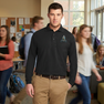 DISCOUNT-Phi Kappa Sigma Crest - Shield Emblem Long Sleeve Polo