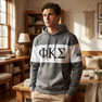 Phi Kappa Sigma Ivy League Hoodie W Crest On Left Sleeve